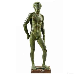 Young Boxer, Sculpture, Italy 1930 Artdeco