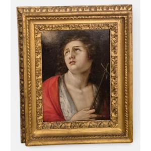 Saint Jean-Baptiste, Tableau , italie XVIIe Siècle 