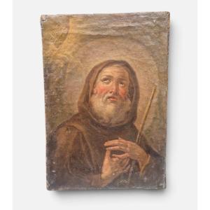 Saint François de Paule, Tableau , italie XVIIIe siècle