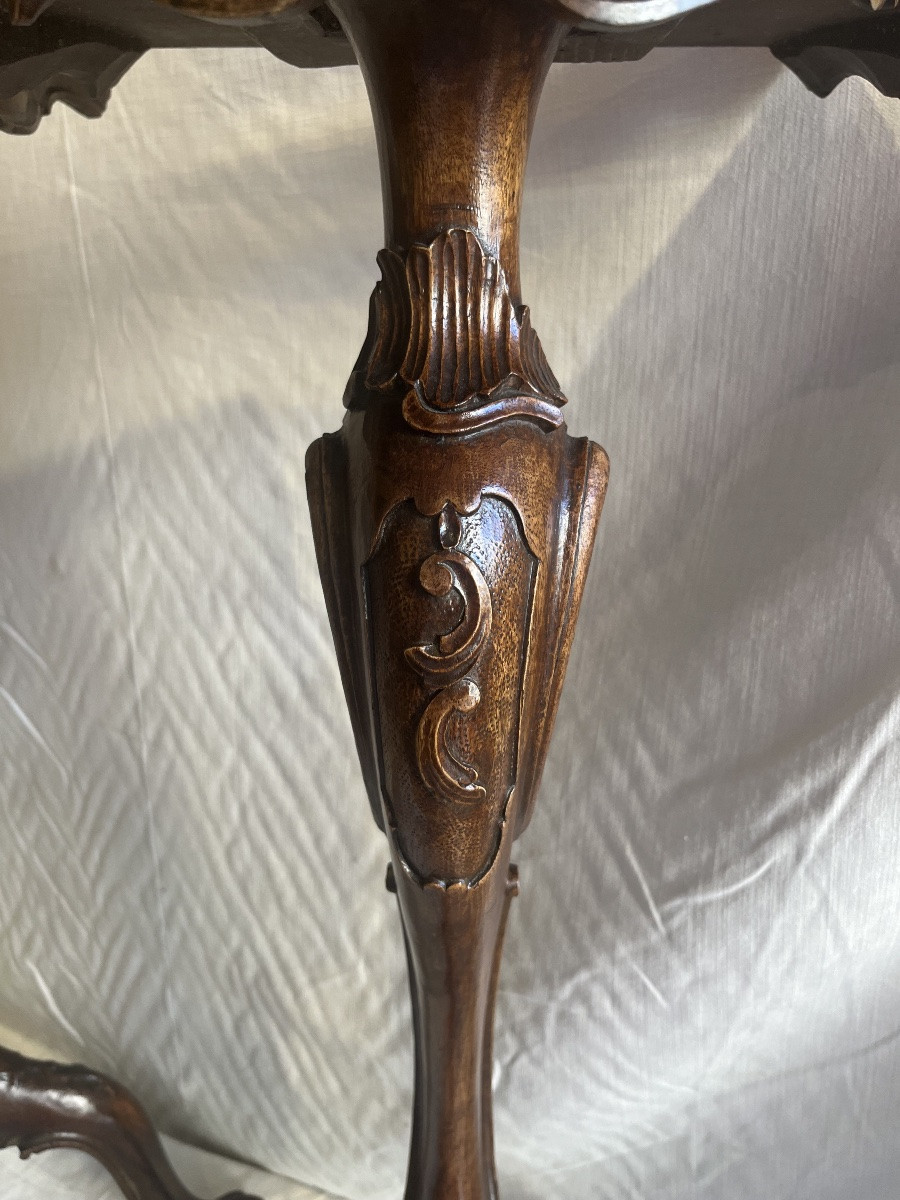 guéridon en noyer-photo-4