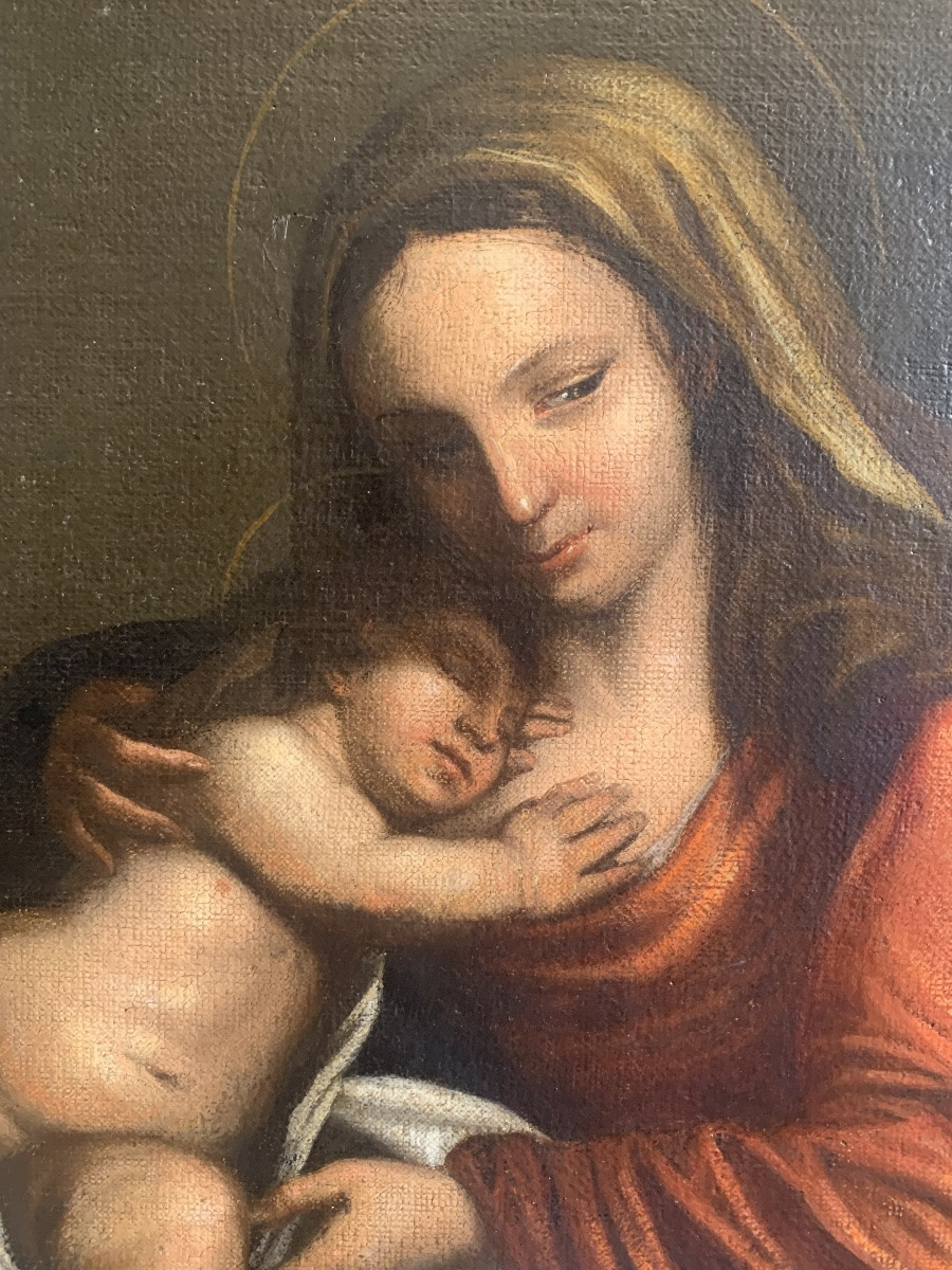 Painting Depicting The Holy Family -photo-4