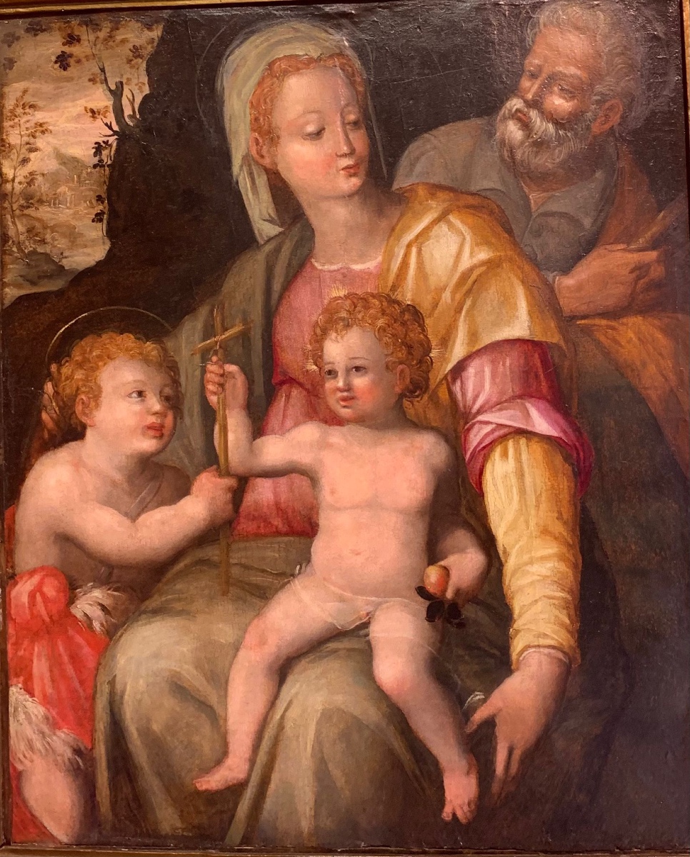 Peinture sur bois du XVIe siècle