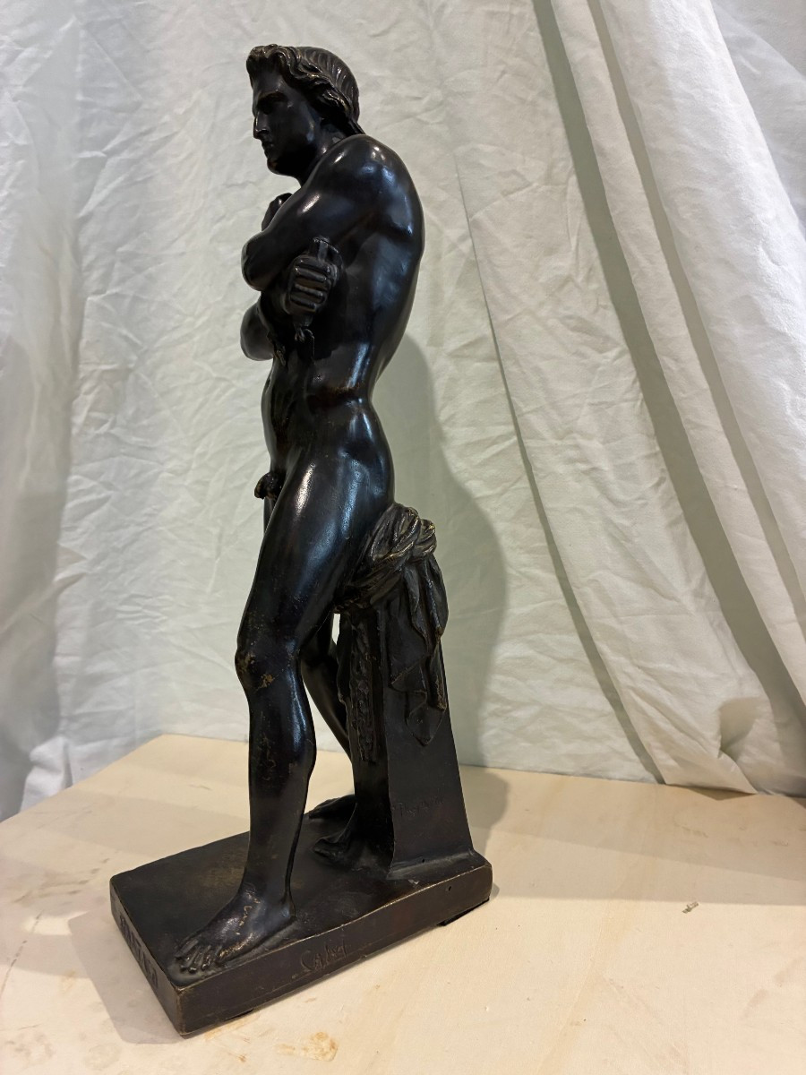 Bronze Depicting Spartacus, Italy, Second Half Of The 19th Century-photo-4