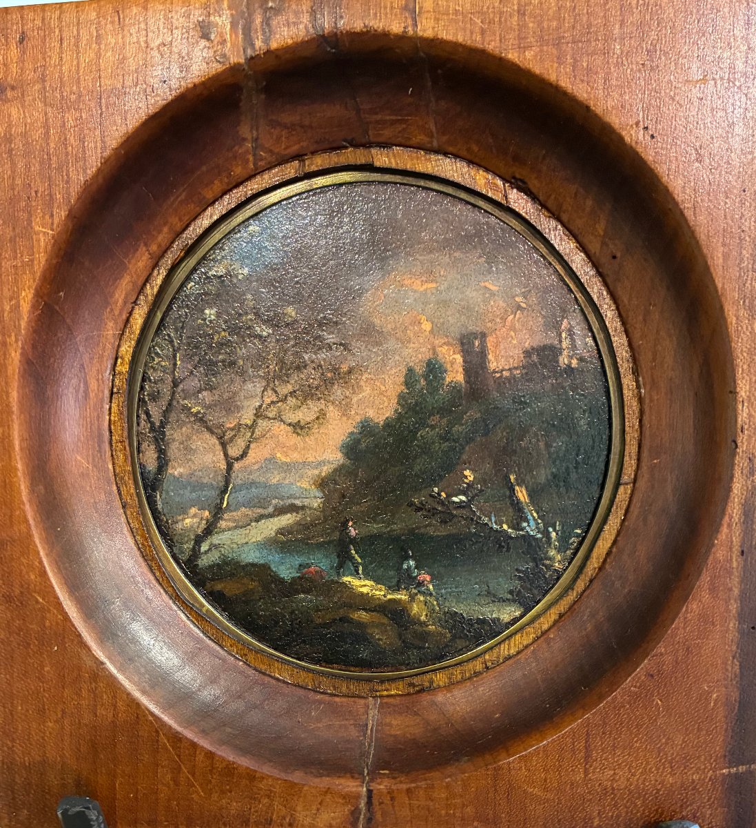 A Pair Of Paintings On Wood Of Roman Origin Attributed To Alessio De Marchis (1684–1752)-photo-3