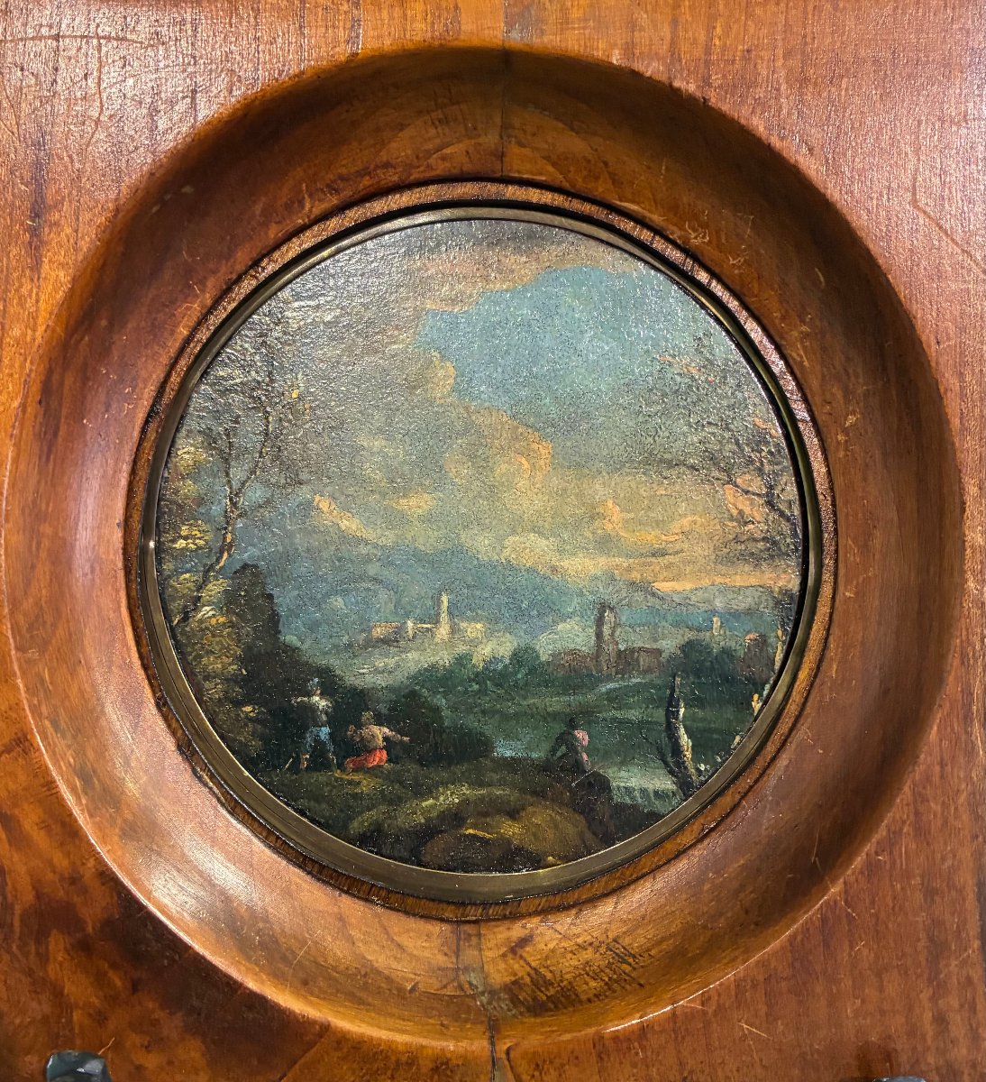 A Pair Of Paintings On Wood Of Roman Origin Attributed To Alessio De Marchis (1684–1752)-photo-4