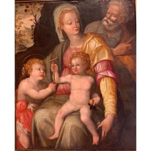 Peinture sur bois du XVIe siècle