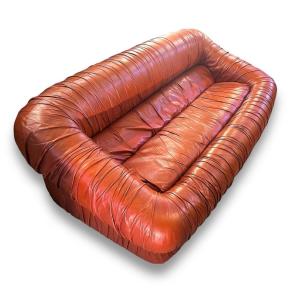 Leather Sofa By De Pas d'Urbino And Lomazzi