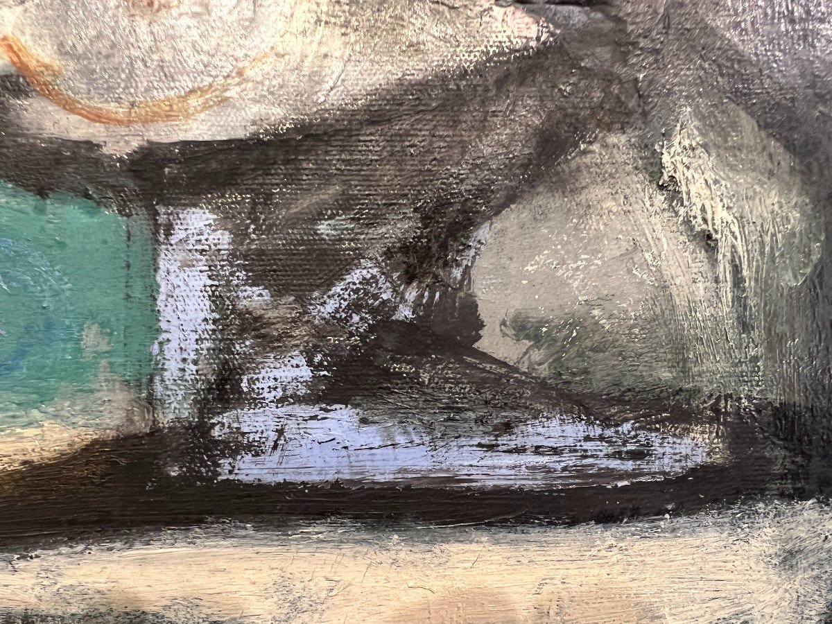 Goldkorn Georges (szydlowice, 1908 - Parigi, 1977), Still Life With Fish, 1945-1950-photo-3