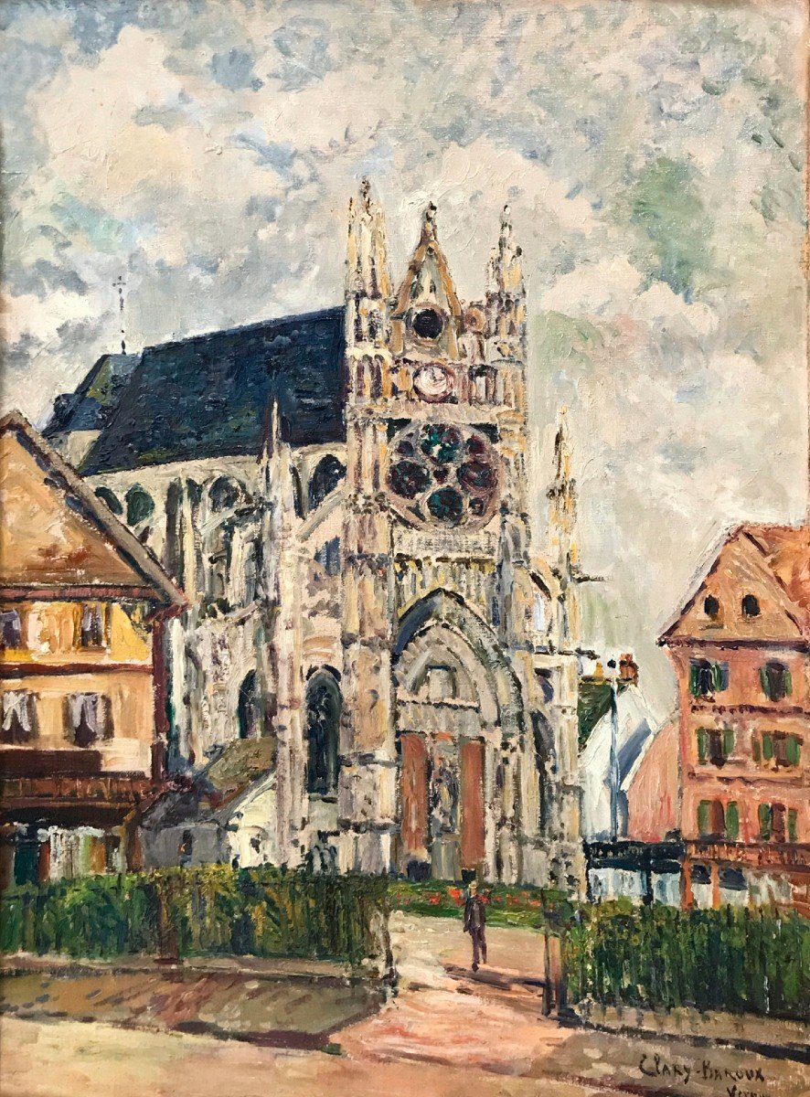 Adolphe Clary Baroux (1865-1933) Vernon, Notre-dame Church-photo-2