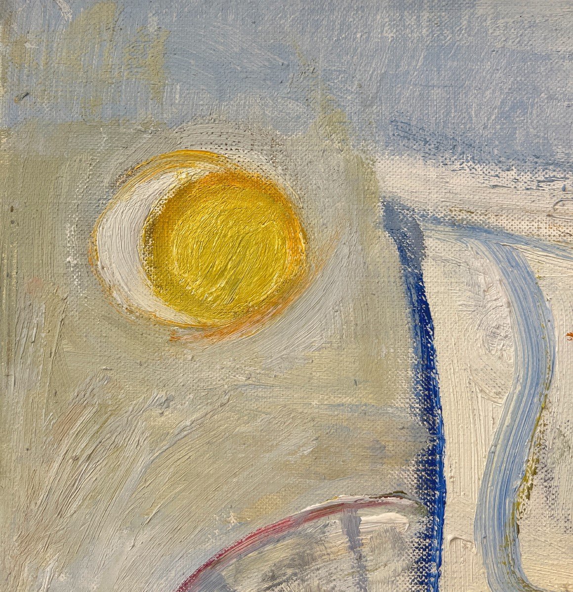 Trento Longaretti (1916-2017) Accordéon Et Personnages Dans La Neige, 1973-photo-1