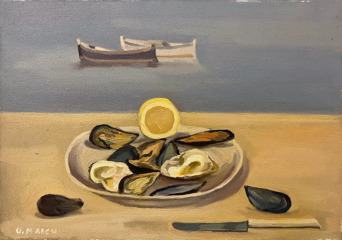  Giovanni March (1894-1974) Still Life-photo-4