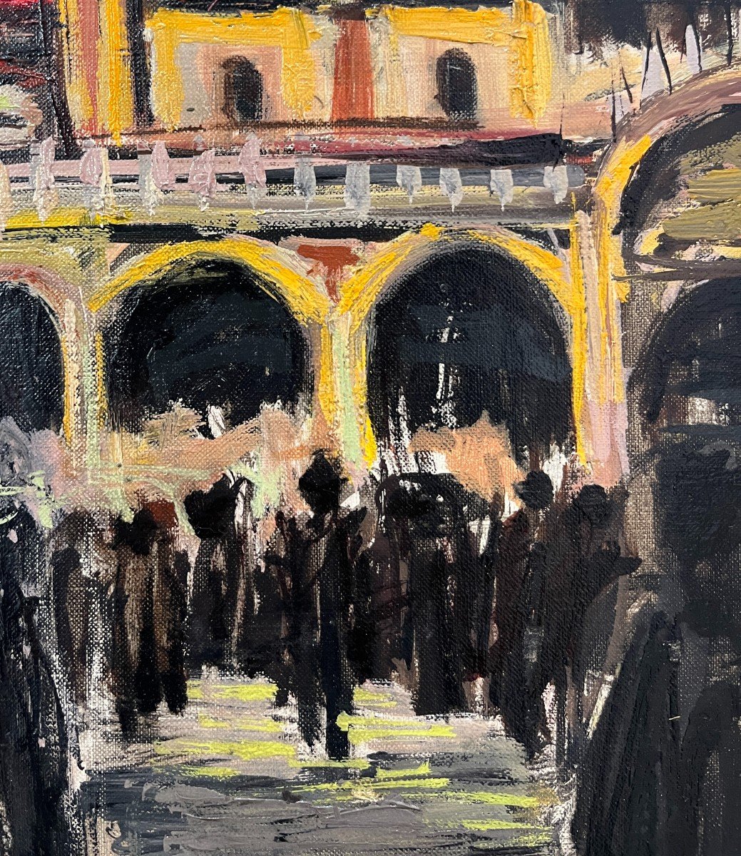 Isis Kischka (Paris, 1908 - Montmorency, France, 1973) Venezia, Piazza San Marco-photo-2