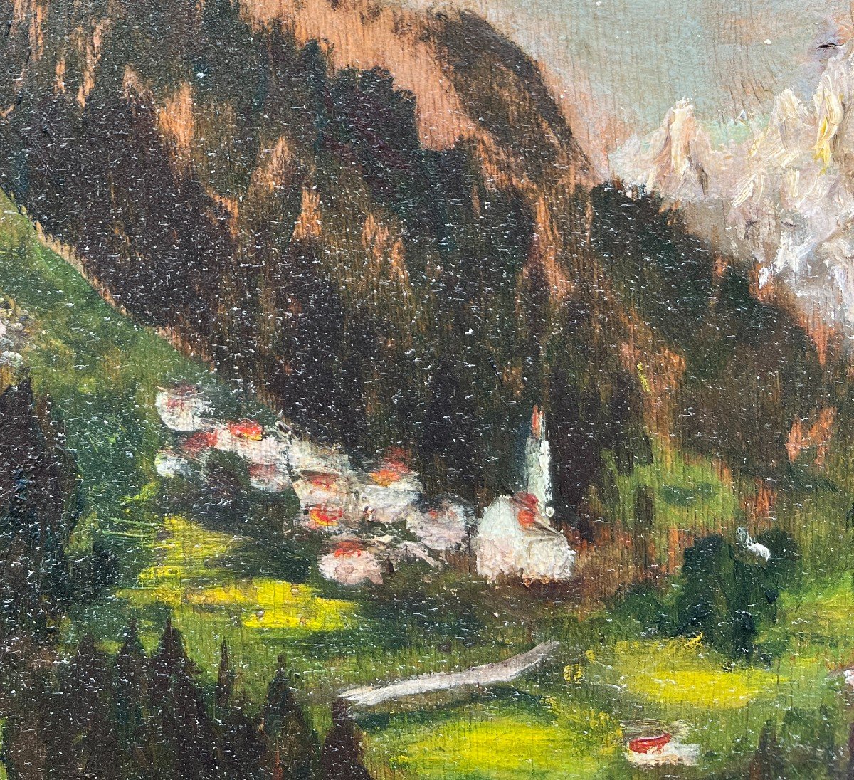 Italian School 20th Century, Mountain Landscape-photo-6