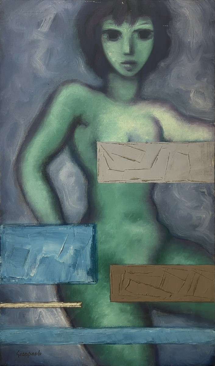 Gianpaolo Lazzaro (Padova, Italie, 1911 – Milan, 1977) Nu, 1952-photo-3