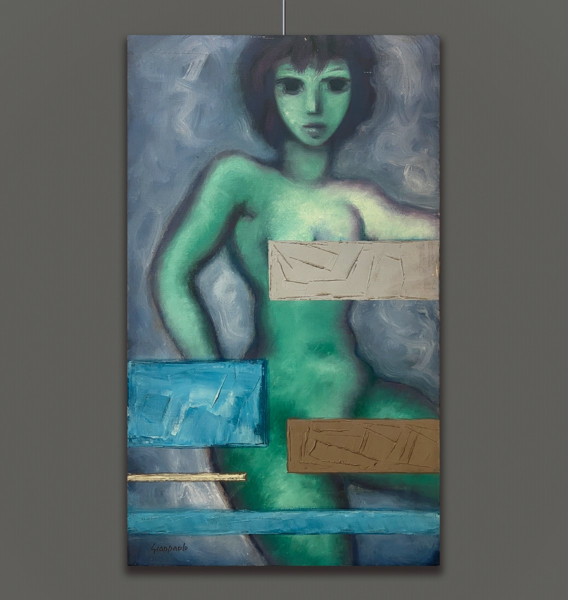 Gianpaolo Lazzaro (Padova, Italie, 1911 – Milan, 1977) Nu, 1952