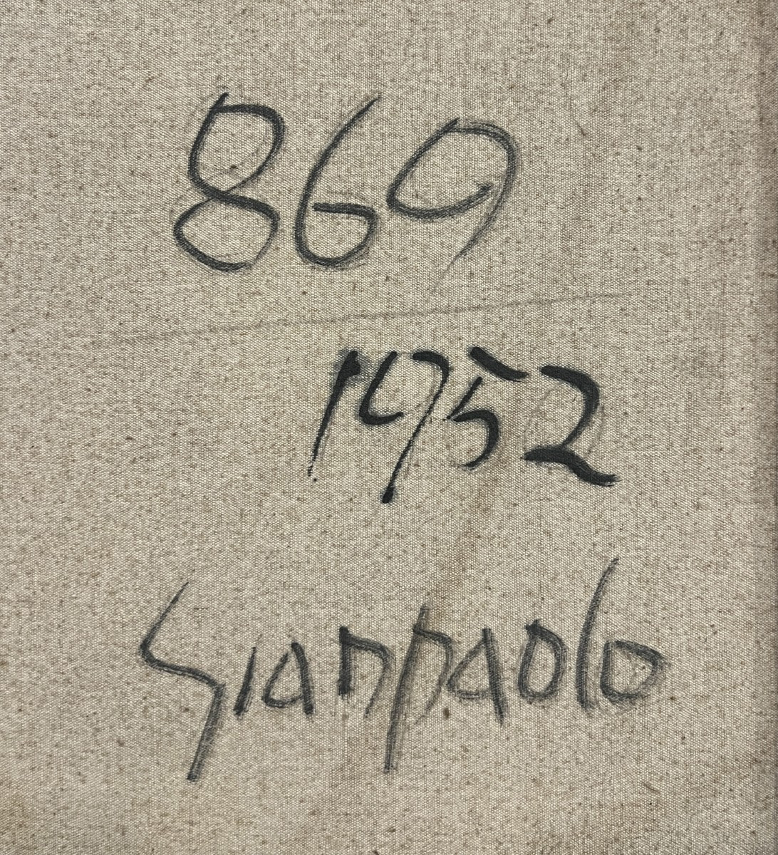 Gianpaolo Lazzaro (Padova, Italie, 1911 – Milan, 1977) Portrait, 1952-photo-4