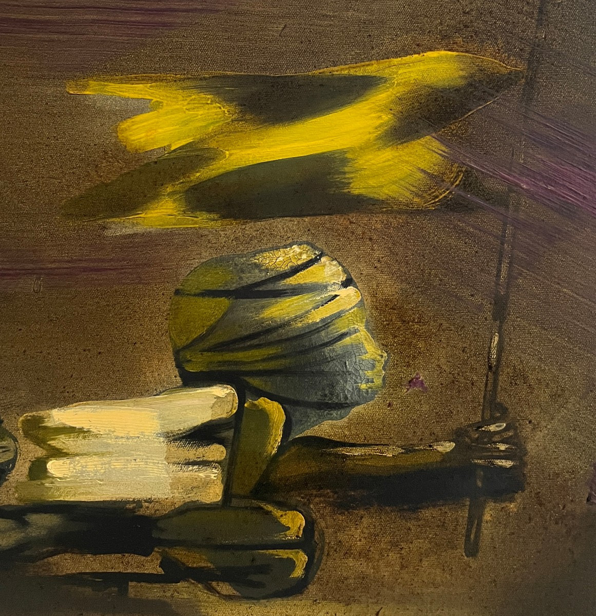 Gaston Orellana (Valparaíso, Cile, 1933) Le Drapeau Jaune, 1971-photo-2