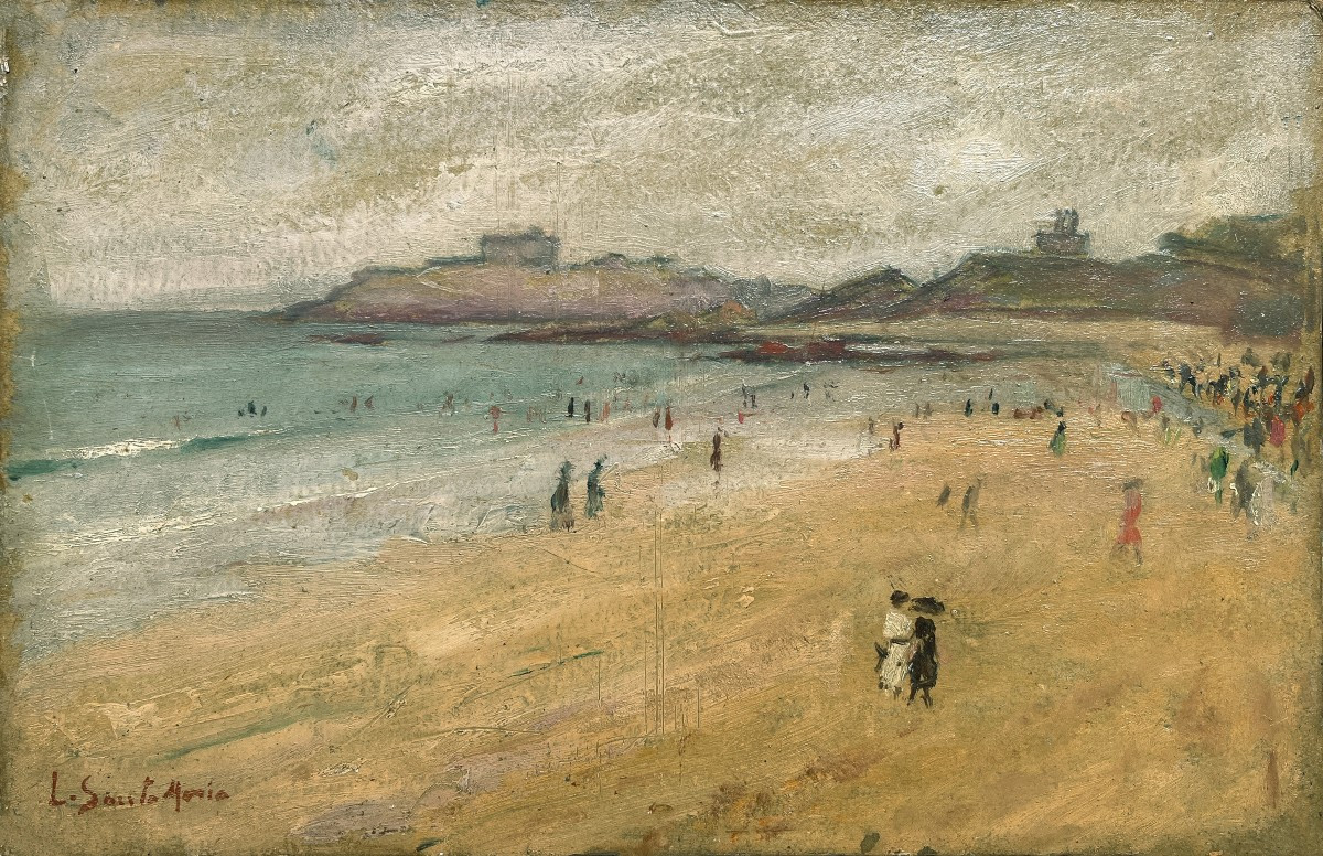 Leopoldo Barthelemy Santa Maria  (spain, 1887-1970) Beach-photo-3