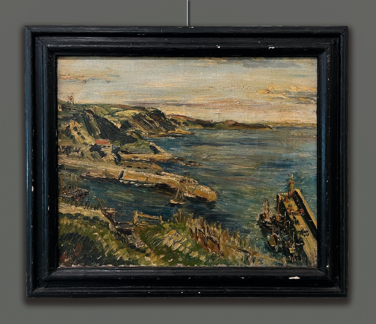 20th Century French School, Post-impressionist, Illegible Signature, Landscape