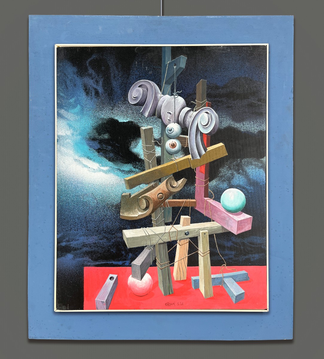 Sereno Cordani (pozzaglio, Italy, 1919 - Cremona, Italy, 1985) Precarious Construction, 1968
