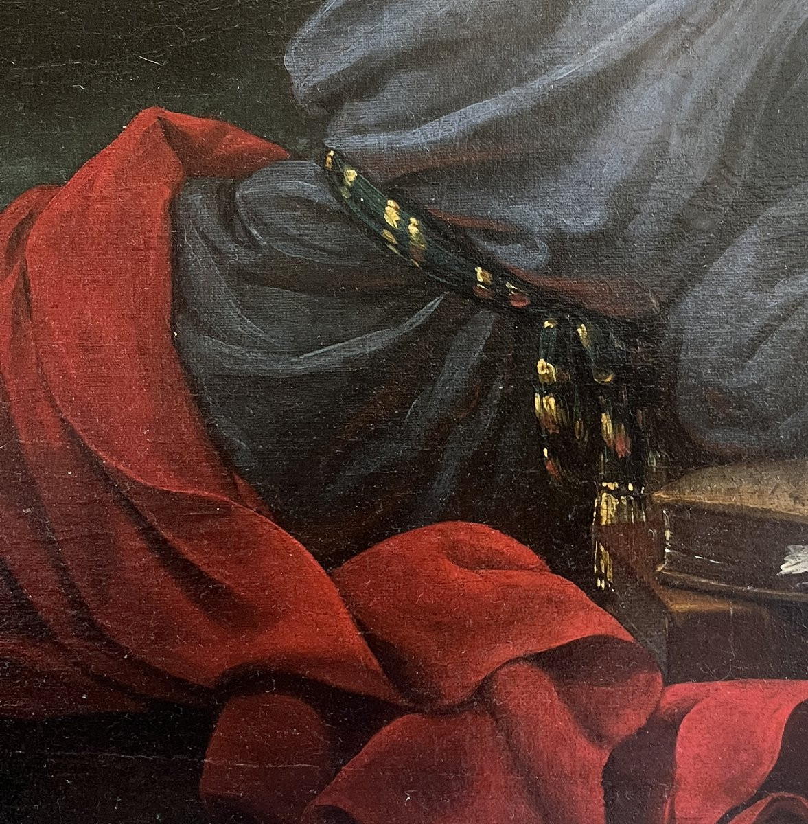 French School, 18th Century, Epic Scene (aeneas And Dido?)-photo-5