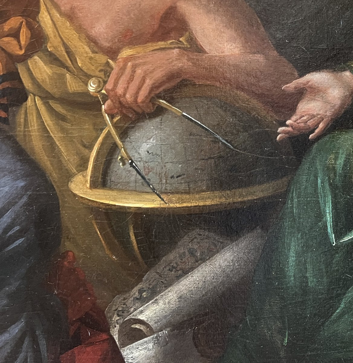 French School, 18th Century, Epic Scene (aeneas And Dido?)-photo-8