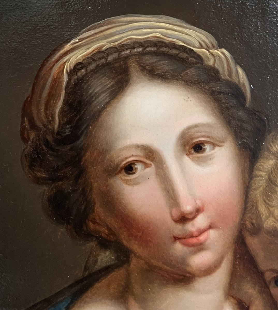 École italienne du début du XIXe siècle (d'après G.B. Sassoferrato), Vierge à l'Enfant-photo-3