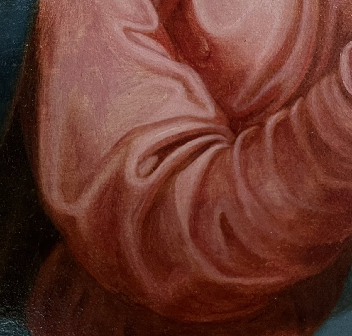 École italienne du début du XIXe siècle (d'après G.B. Sassoferrato), Vierge à l'Enfant-photo-3