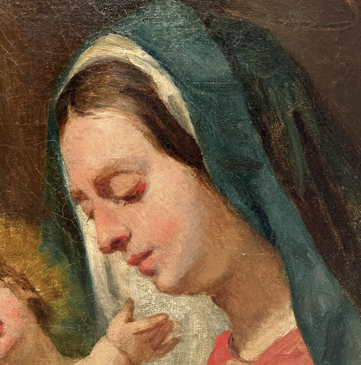 École Vénitienne du XVIIIe siècle, Sainte Famille-photo-2