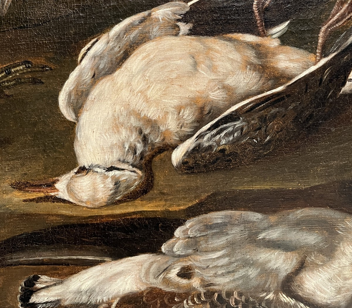 Hans Bollongier (Haarlem, Pays-Bas, 1600-1645) Nature morte au gibier-photo-1