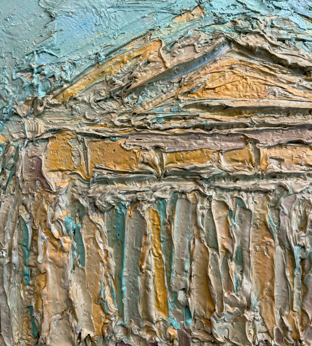 André Cottavoz (Saint-Marcellin, 1922 - Vallauris, France, 2012) L'Acropole, Athènes, 1961-photo-1