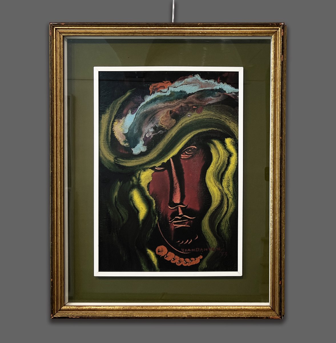Giandante X (Milan, 1899 - Castelleone, Italie, 1984) Portrait, 1973