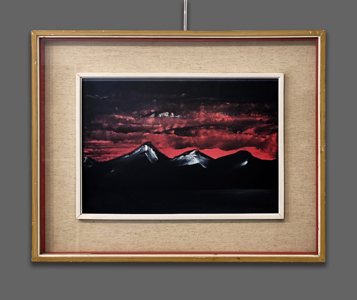 Giandante X (Milan, 1899 - Castelleone, Italie, 1984) Paysage, 1965