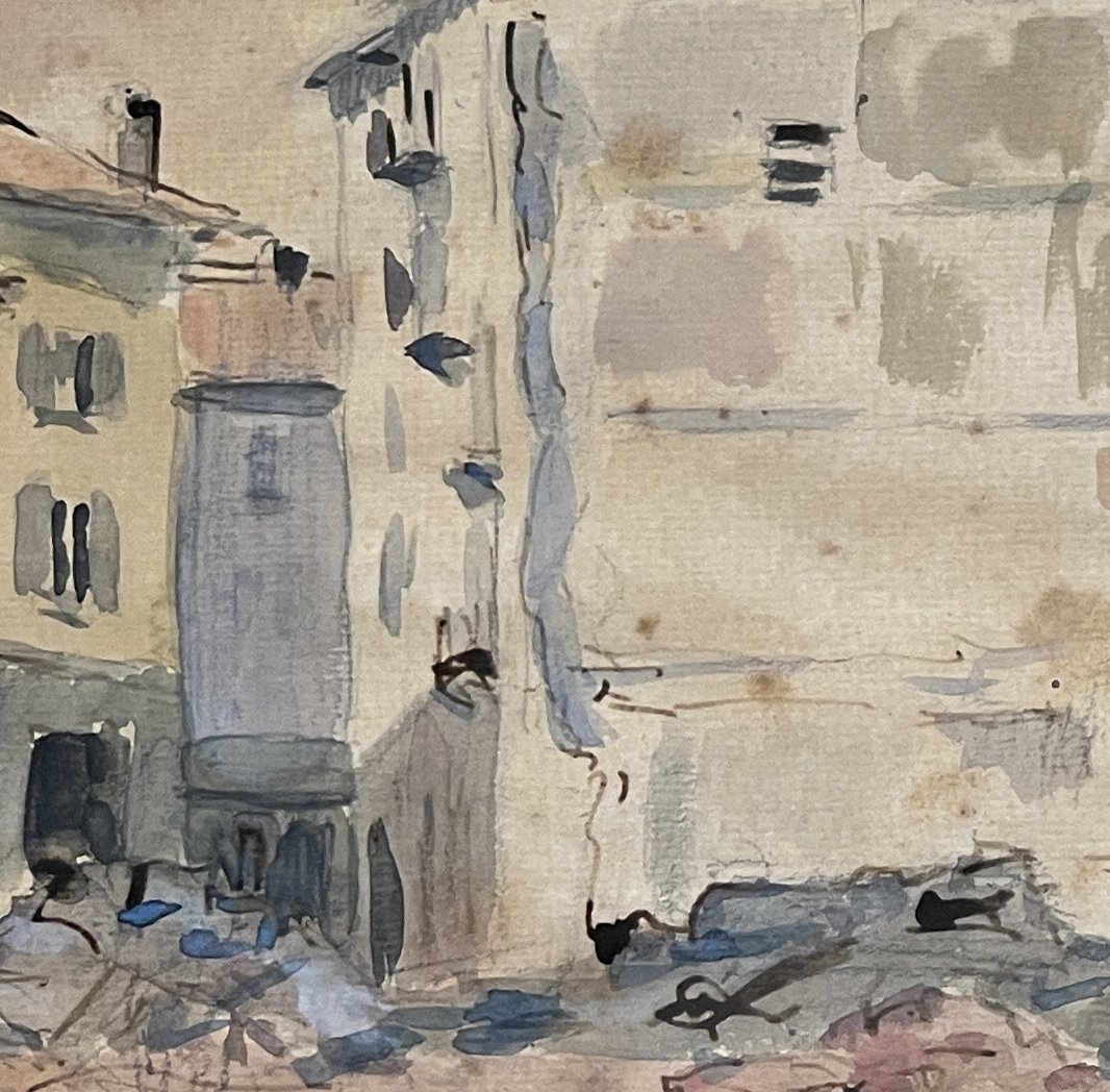 Hermann Rudorf (Allemande, 1862-1935) Périphérie De La Ville De Fiesole, Florence-photo-2