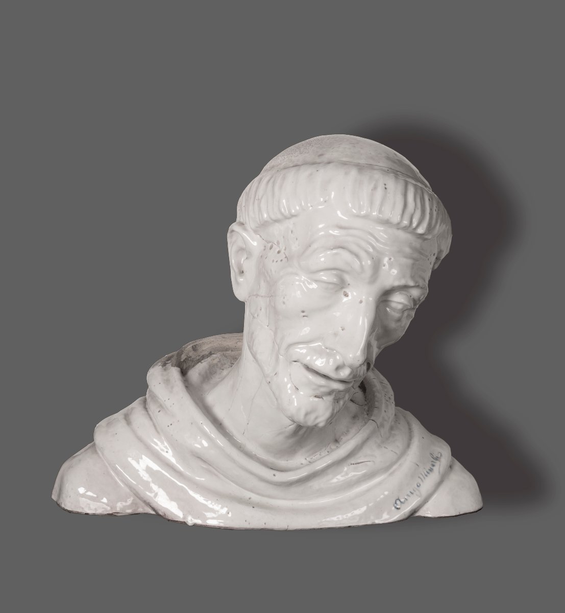 Arrigo Minerbi (Ferrara, Italie, 1881 - Padoue, Italie, 1960) Saint François, 1925-1927