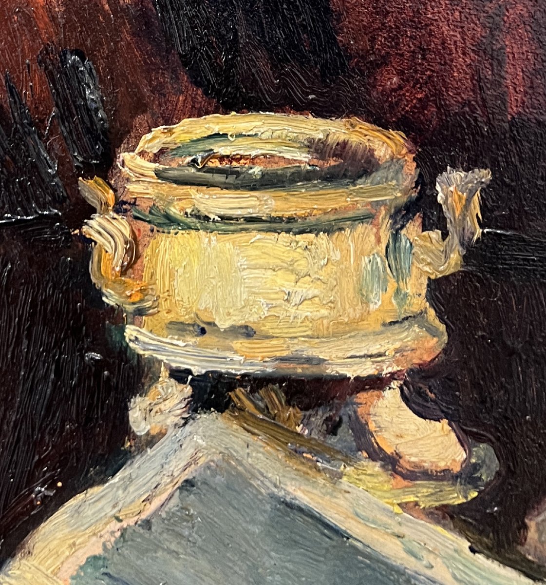 Piero Marussig (trieste, Italy, 1879 – Pavia, Italy, 1937) Still Life With Candelabrum, 1926–28-photo-1