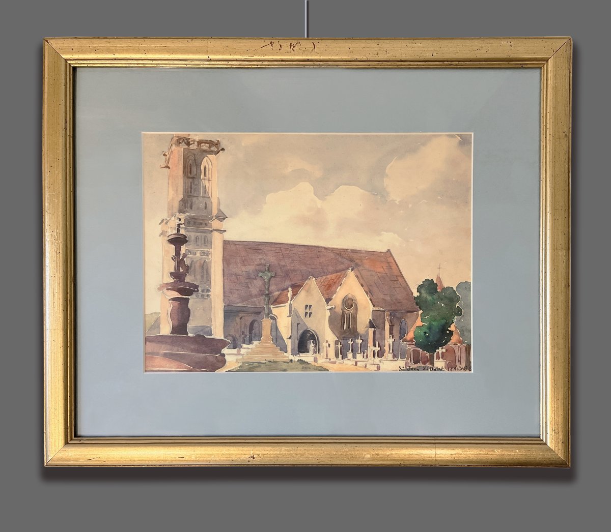 Daniel Duchemin (Maine-et-Loire, 1866 - Paris, 1930) Saint Jean Baptiste de Saint Jean du Doigt