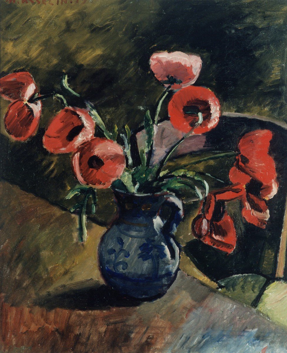 Maurice Asselin (1882-1947) Poppies, 1919-photo-2