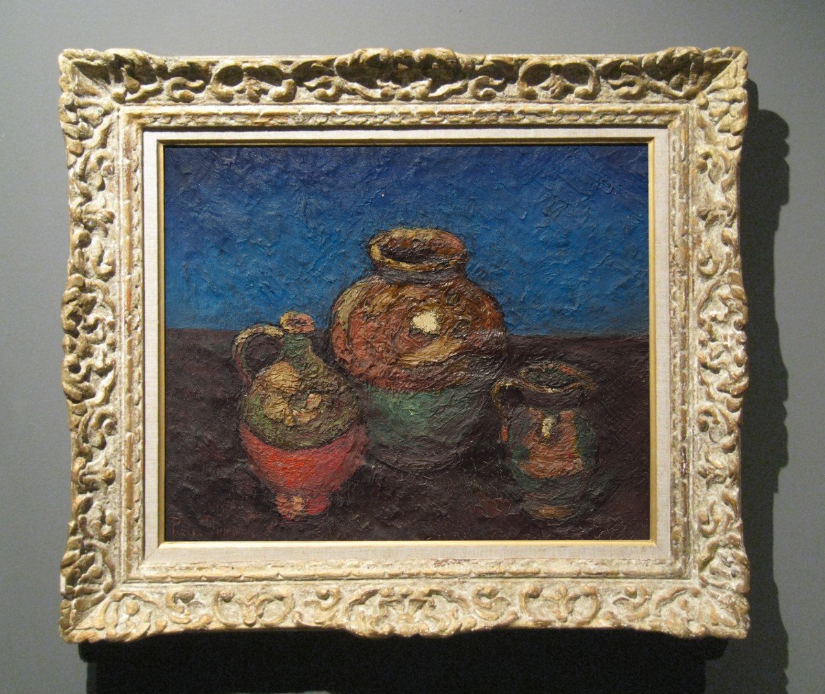 Pierre Dumont (1884-1936) Nature Morte Aux Pots