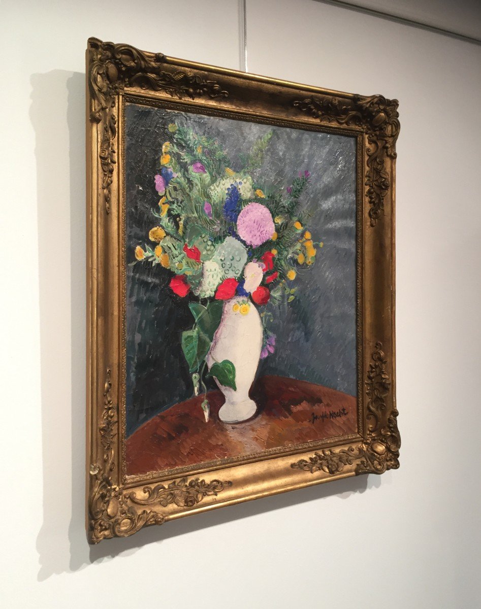 Joseph Hecht (1891-1951), Still Life Of Flowers-photo-3