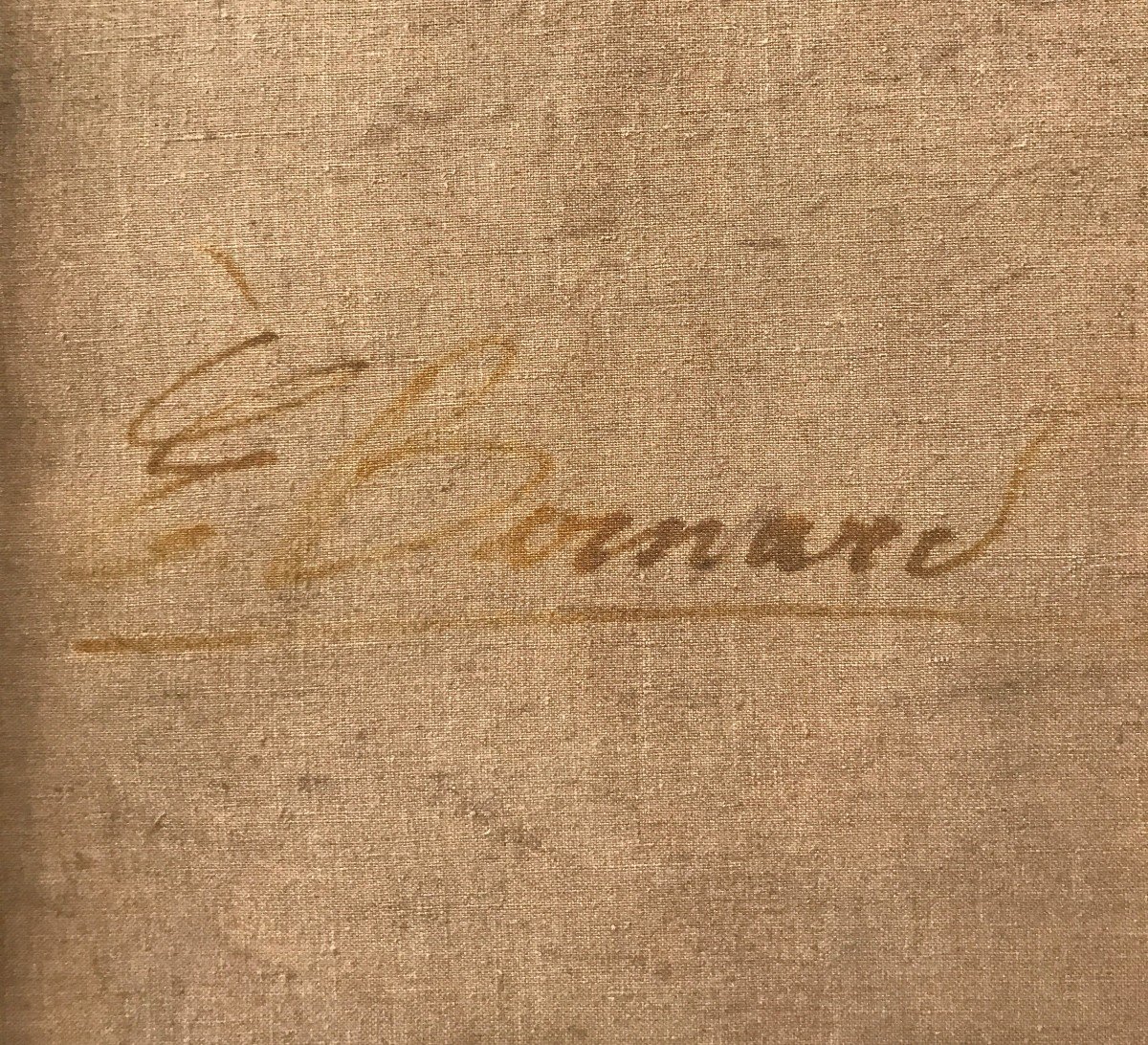 Tableau Attribué à Emile Bernard, Allégorie-photo-4