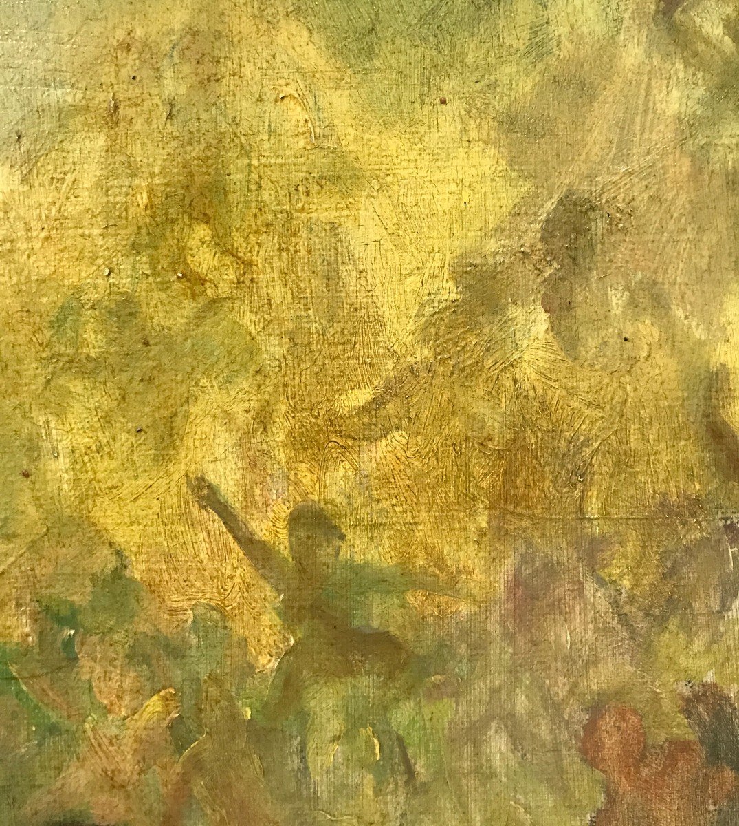 Tableau Attribué à Emile Bernard, Allégorie-photo-4