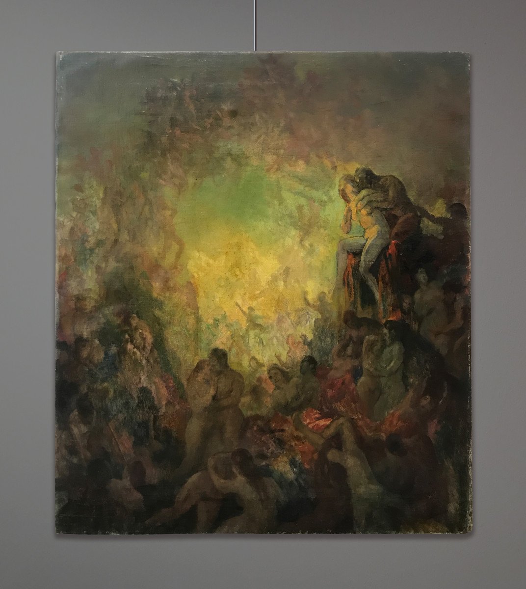 Tableau Attribué à Emile Bernard, Allégorie