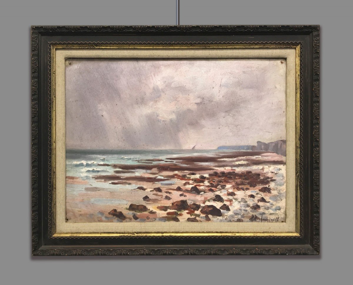 Daniel Duchemin (1866-1937) Seascape, 1919