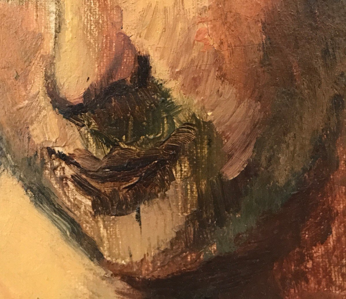 Artiste Du 20ème Siècle, Visage De Femme-photo-2