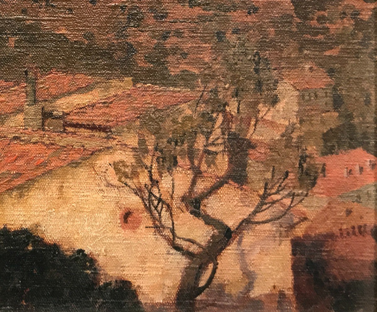 Georges Paul Leroux (1877-1957)  Paysage d'Italie-photo-2
