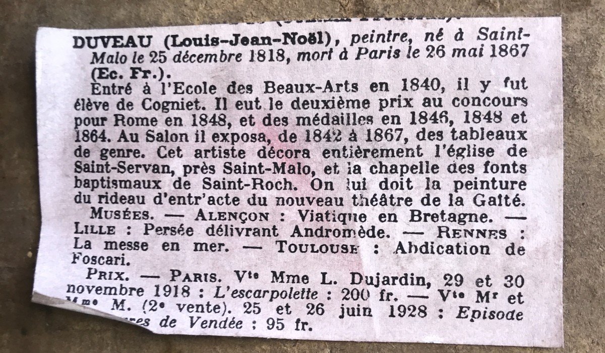 Louis Jean Noel Duveau (1818-1867) Naufrage-photo-4