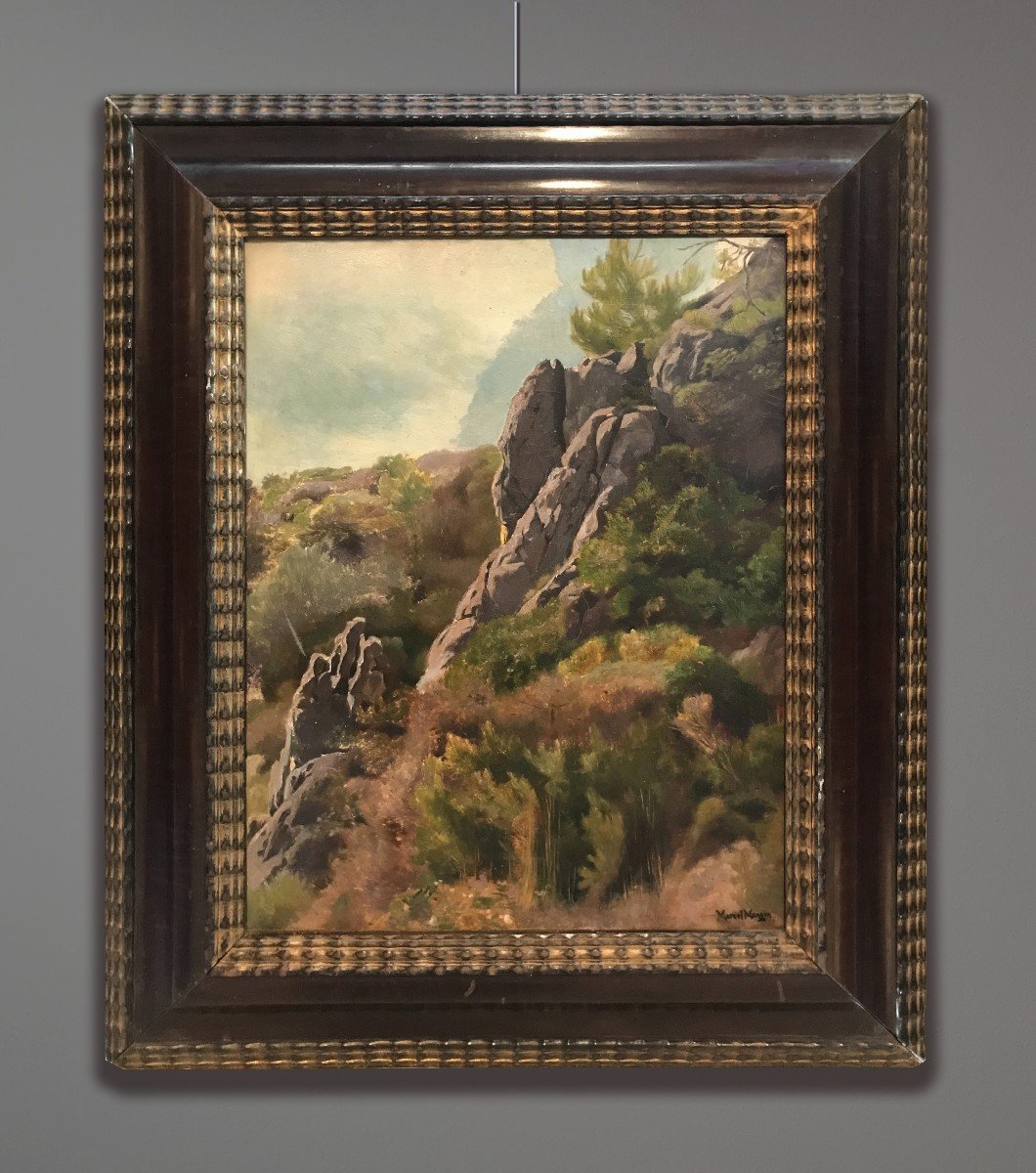 Marcel Mangin (1852-1915) Rocky Landscape