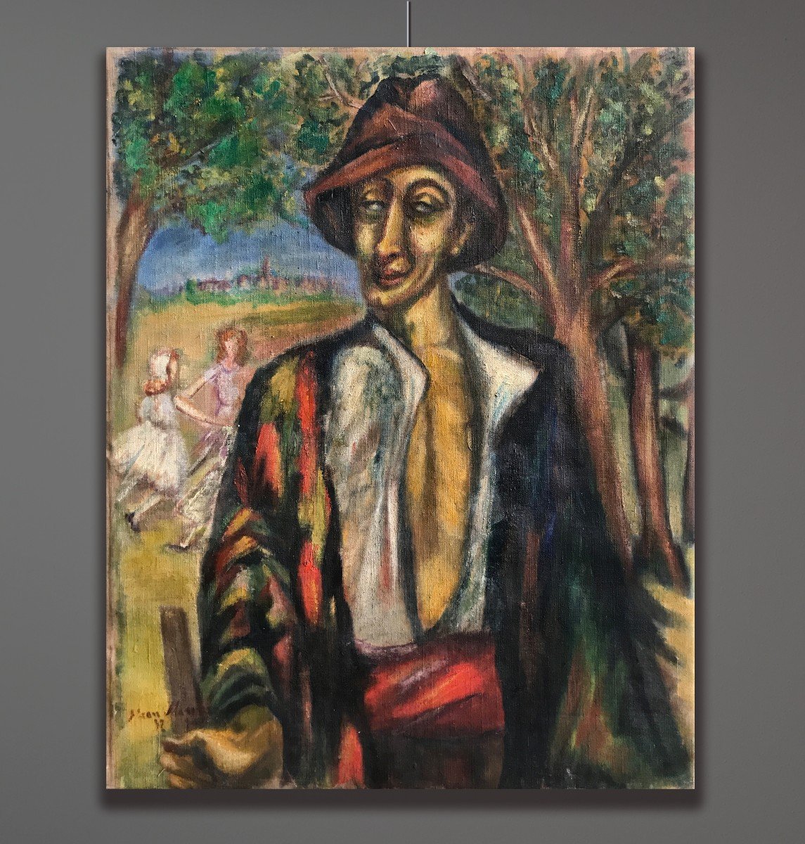 20th Century Artist, Signed Jean Marini, Portrait, 1932