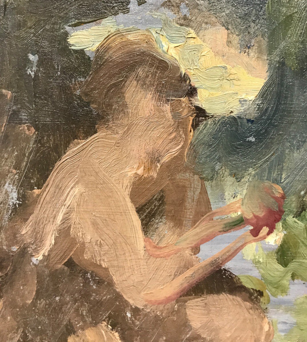 Medard Verburgh (1886-1957) Le Jugement (Esquisse)-photo-5